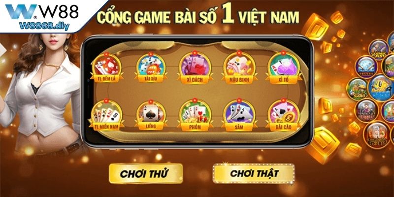 Kho game bài W88 đỉnh cao bạn nên thử