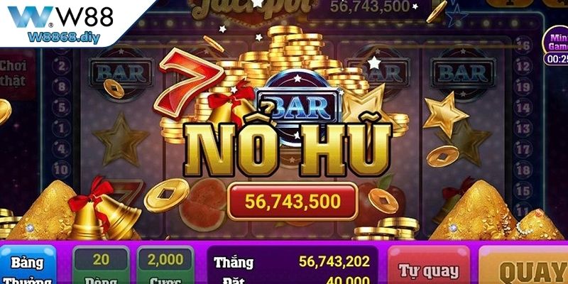 Nổ hũ W88 với nền tảng hiện đại và tỷ lệ trả thưởng cao